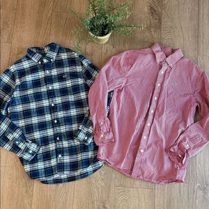 ((2 PIECE)) VINEYARD VINES BUTTON DOWN SHIRTS SIZE 16 PERFECT FOR HOLIDAYS